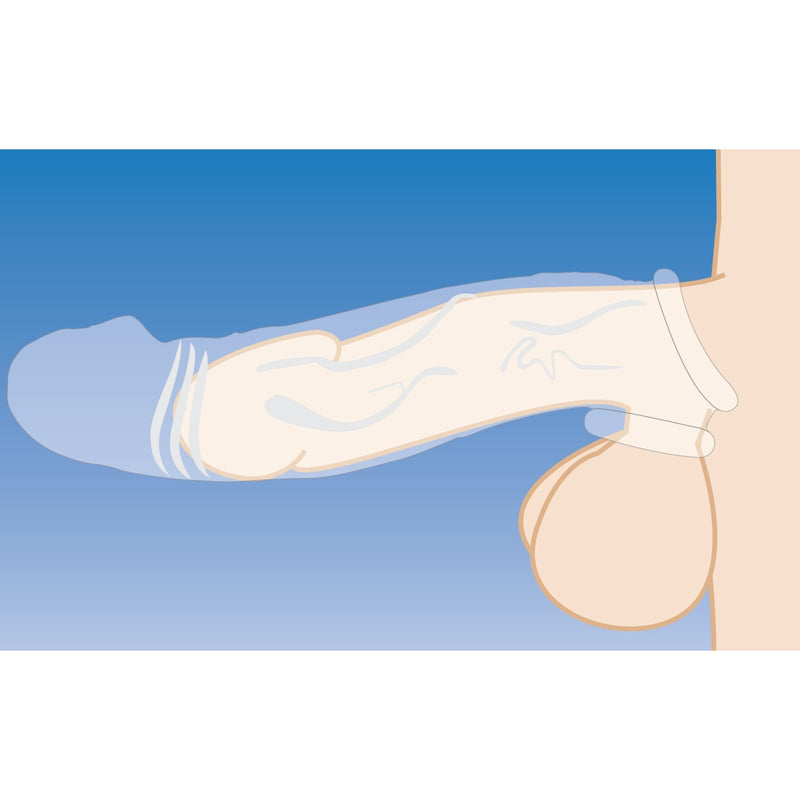 2 Inch Clear Extender Sleeve penis-extenders from Size Matters