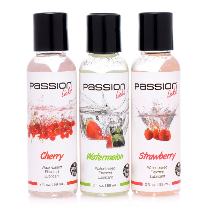 Passion Licks 3 Piece Flavored Lube Set lubes from Passion Lubricants