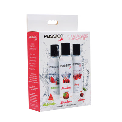 Passion Licks 3 Piece Flavored Lube Set lubes from Passion Lubricants