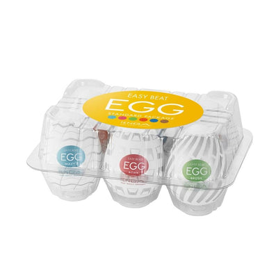 Easy Beat Egg New Standard Masturbator Six Pack masturbators from EGG Series