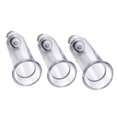 Clit and Nipple Cylinders -Set 3 EnlargementGear from Size Matters