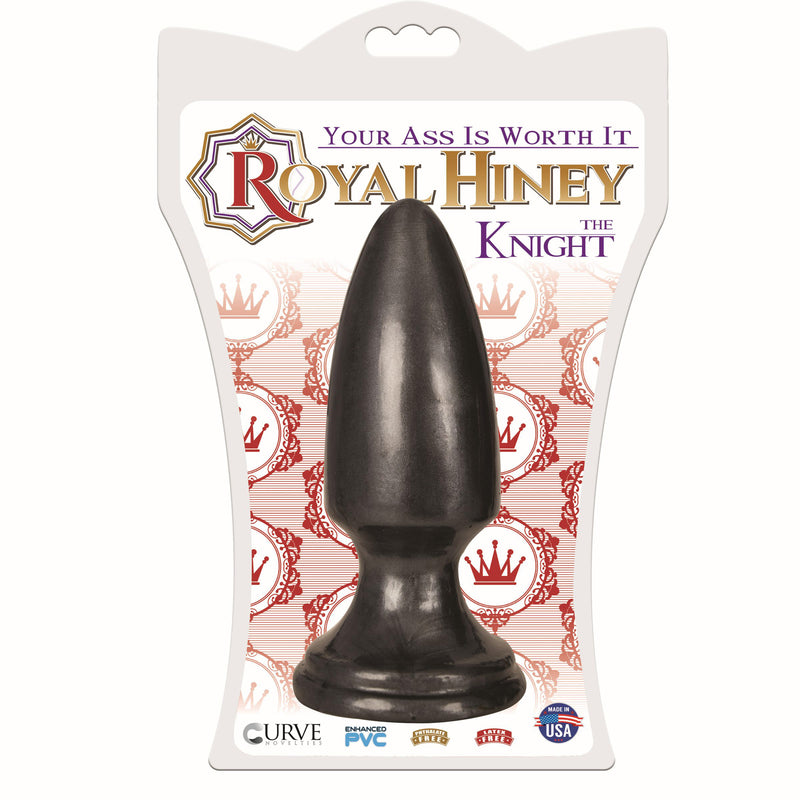 The Knight Anal Plug -Black curve-novelties from Royal Hiney