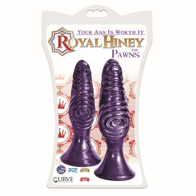 The Pawns Anal Plug -Purple curve-novelties from Royal Hiney