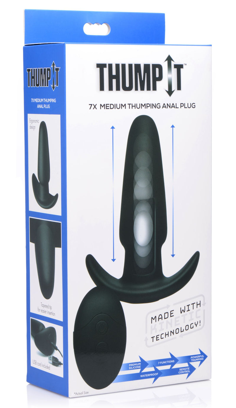 Kinetic Thumping 7X Medium Anal Plug anal-vibrators from Thump It