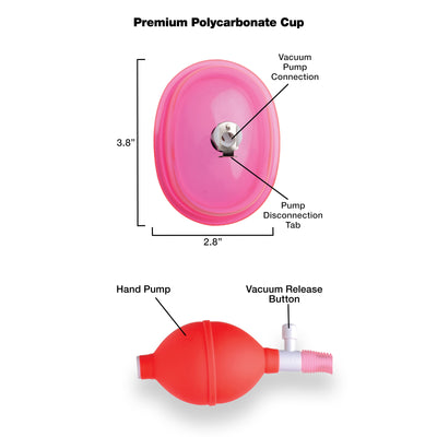 Vaginal Pump With 3.8 Inch Small Cup EnlargementGear from Size Matters