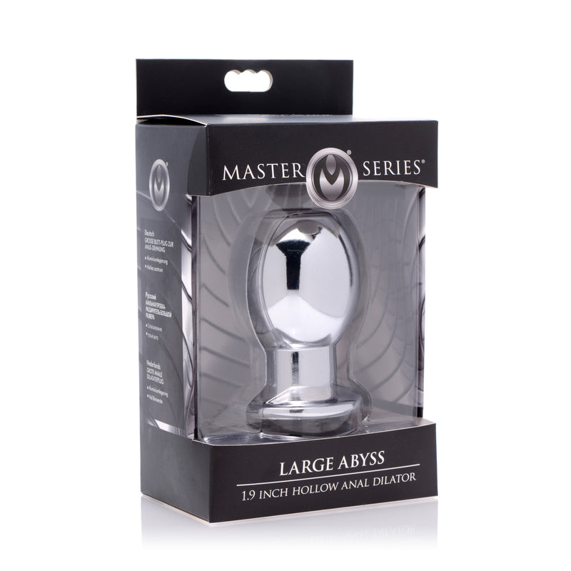 Large Abyss 1.9 Inch Hollow Anal Dilator Butt from Master Series