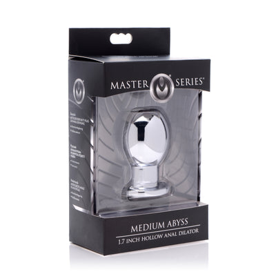 Medium Abyss 1.7 Inch Hollow Anal Dilator Butt from Master Series