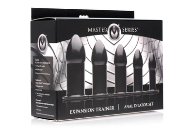 Graduated Anal Trainer Plug Set butt-plugs from Master Series