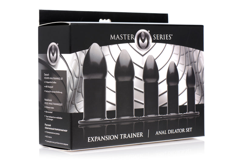 Graduated Anal Trainer Plug Set butt-plugs from Master Series