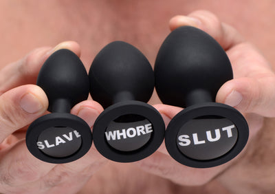 Dirty Words Anal Plug Set butt-plugs from Master Series