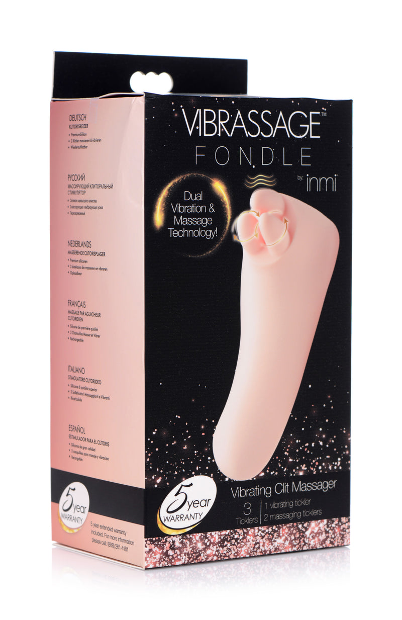 Vibrassage Fondle Silicone Vibrating Clit Massager vibesextoys from Inmi