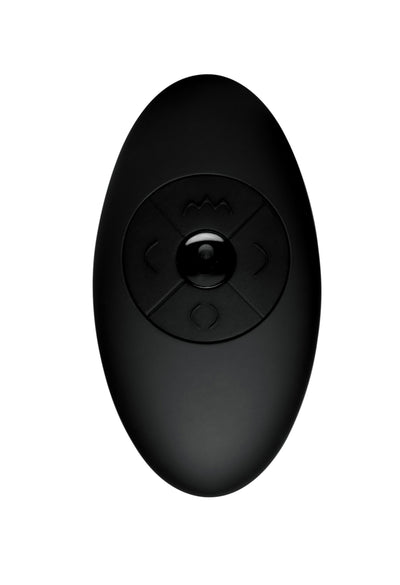 Silicone Vibrating and Thrusting Plug with Remote Control vibrating-anal from Thunderplugs