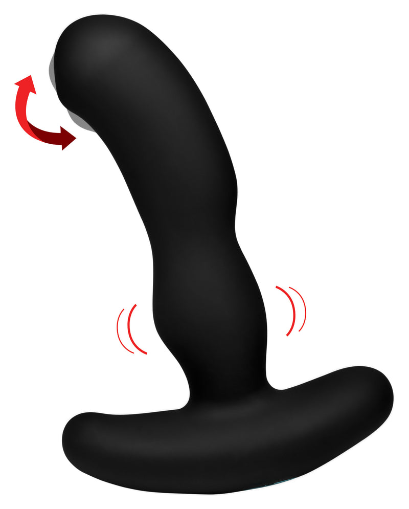 Pro-Digger 7X Silicone Stimulating Beaded P-Spot Vibe prostate-stimulator from Prostatic Play