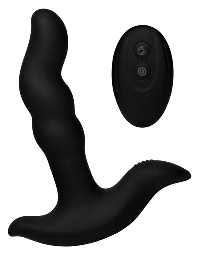 Rimstatic Curved Rotating Plug with Remote prostate-stimulator from Prostatic Play