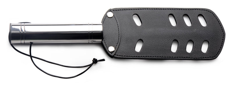 Leather Paddle With Slots Impact from Strict Leather