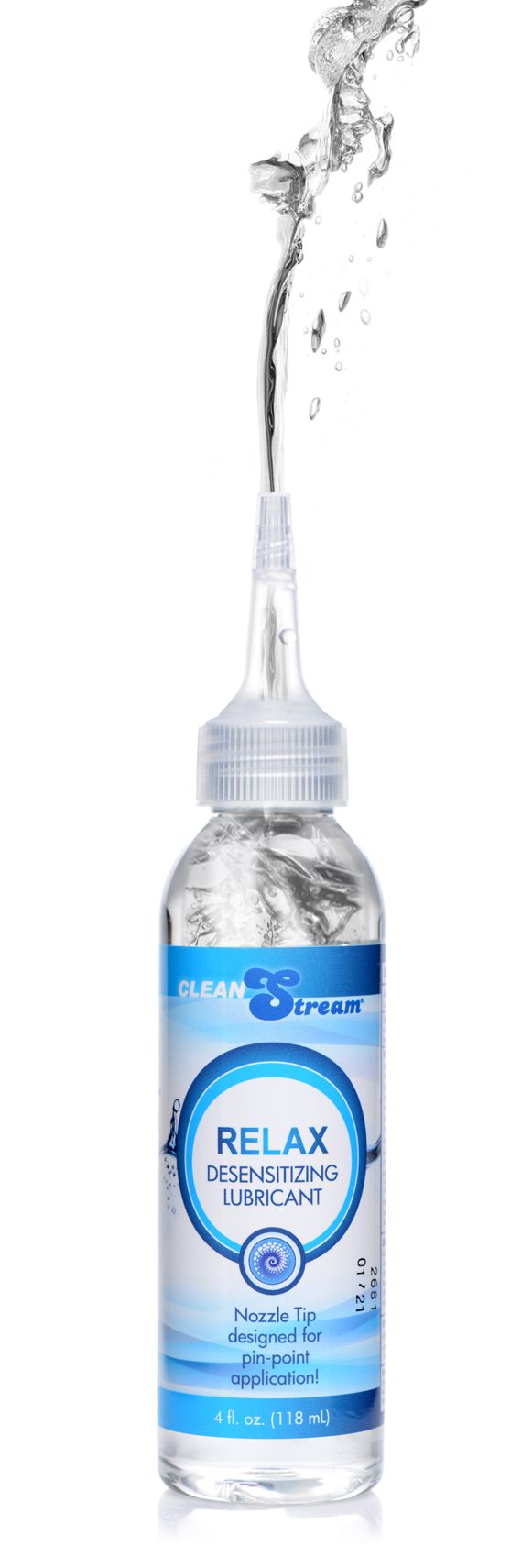 Relax Desensitizing Lubricant With Nozzle Tip - 4 oz. lubes from CleanStream