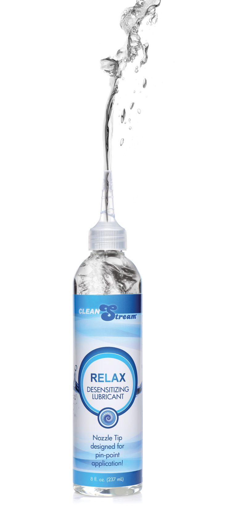 Relax Desensitizing Lubricant With Nozzle Tip - 8 oz. lubes from CleanStream