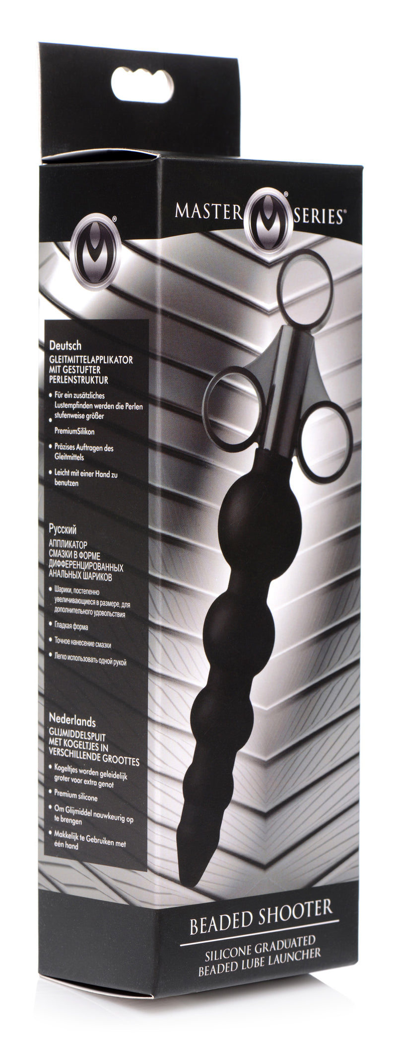 Silicone Graduated Beads Lubricant Launcher lube-applicator from Master Series