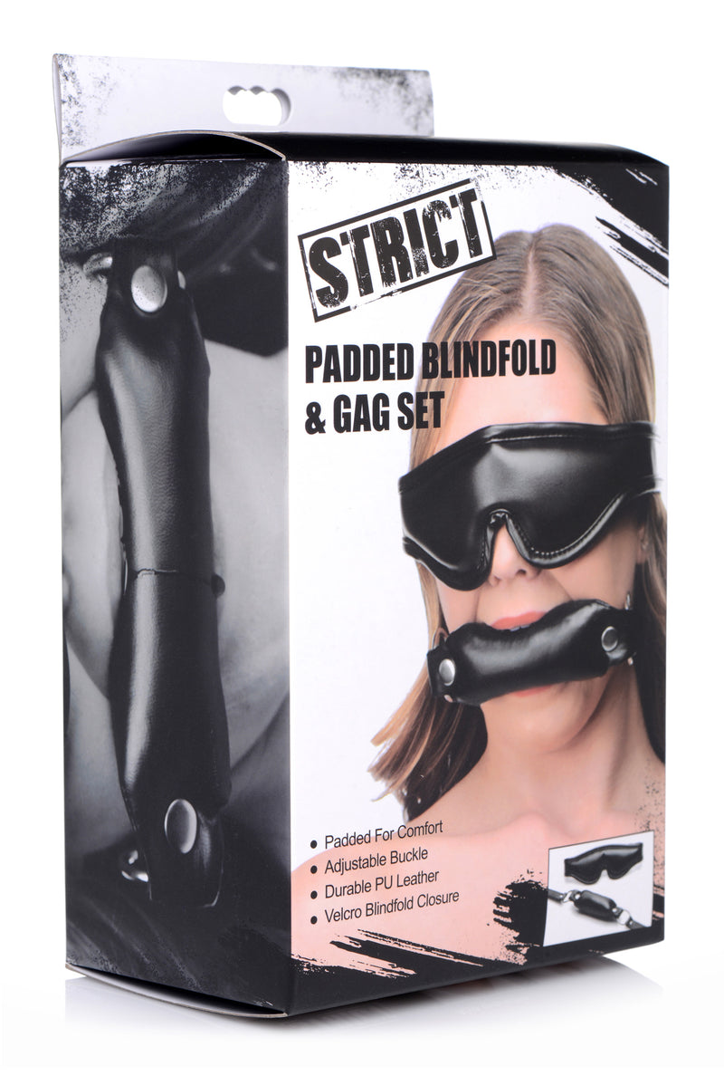 Padded Blindfold and Gag Set Hoods from STRICT