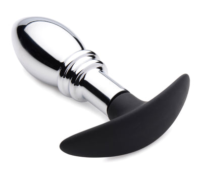 Dark Stopper Metal and Silicone Anal Plug butt-plugs from Master Series