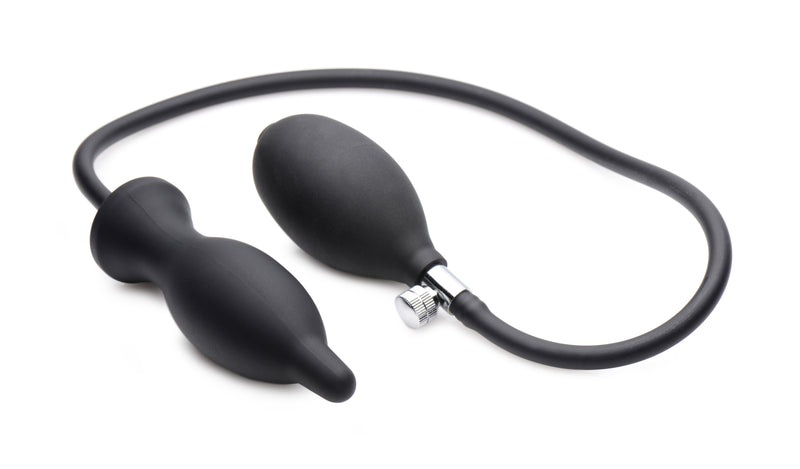 Dark Inflator Silicone Inflatable Anal Plug butt-plugs from Master Series