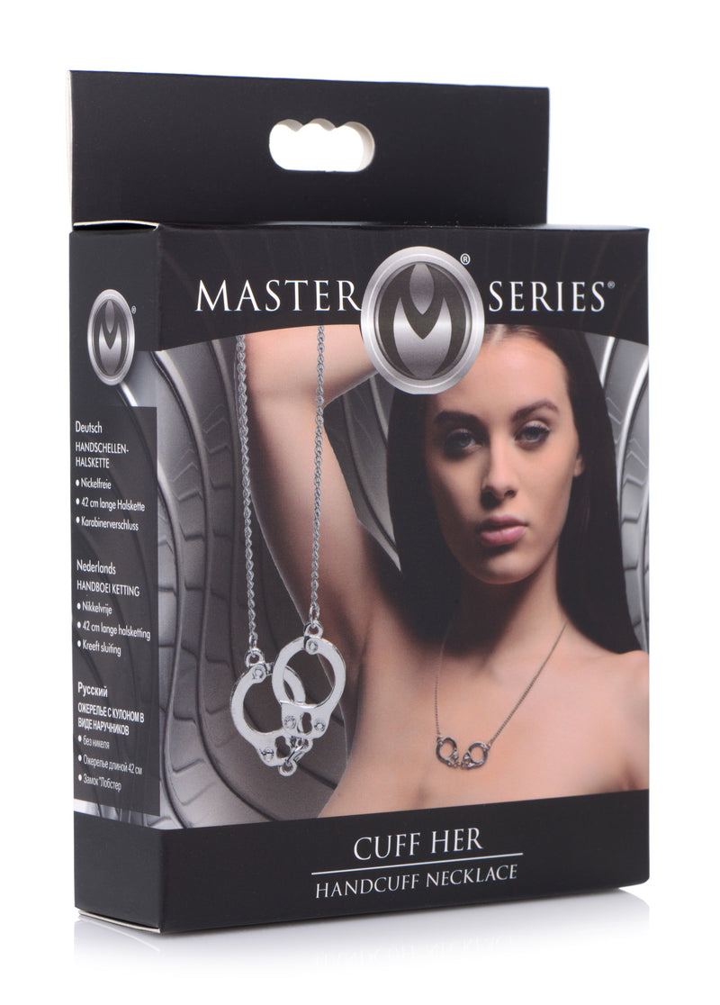 Cuff Her Handcuff Necklace LeatherR from Master Series