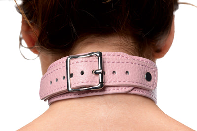 Miss Behaved Pink Chest Harness LeatherR from Frisky