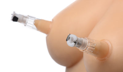 3-Way Suck Her Nipple and Clit Pump System breast-pumps from Master Series