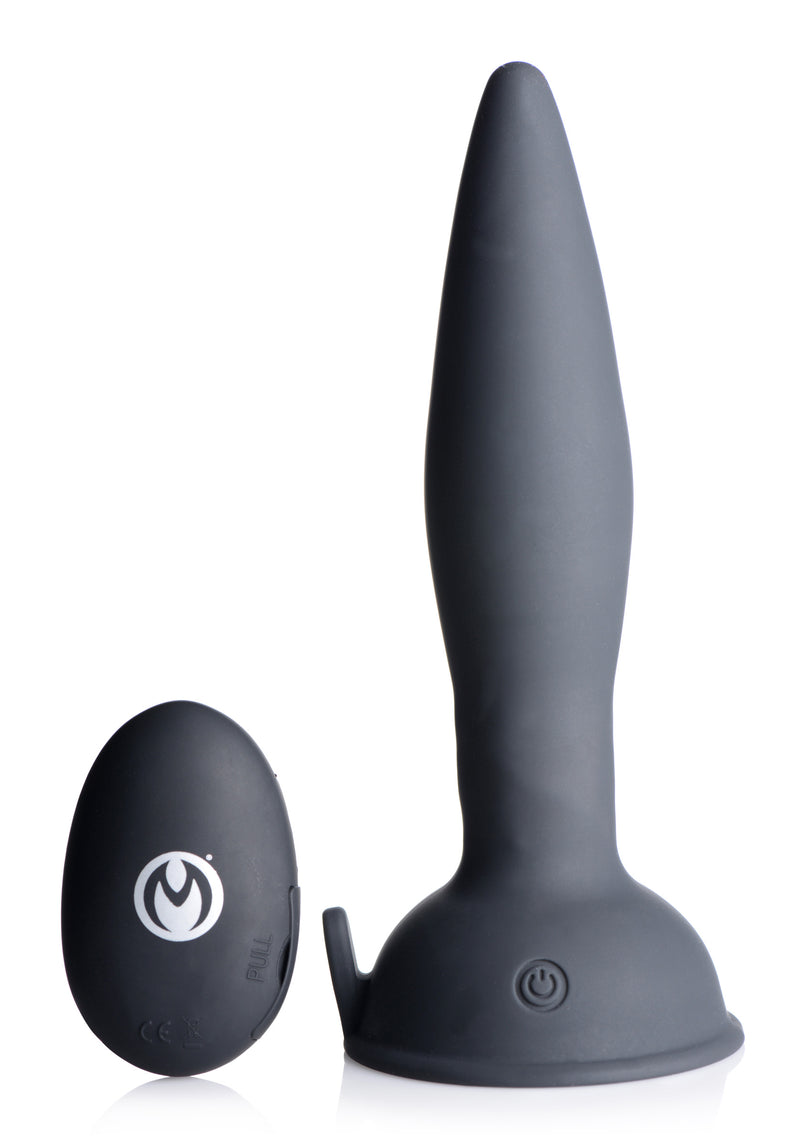 Turbo Ass-Spinner Silicone Anal Plug with Remote Control butt-plugs from Master Series