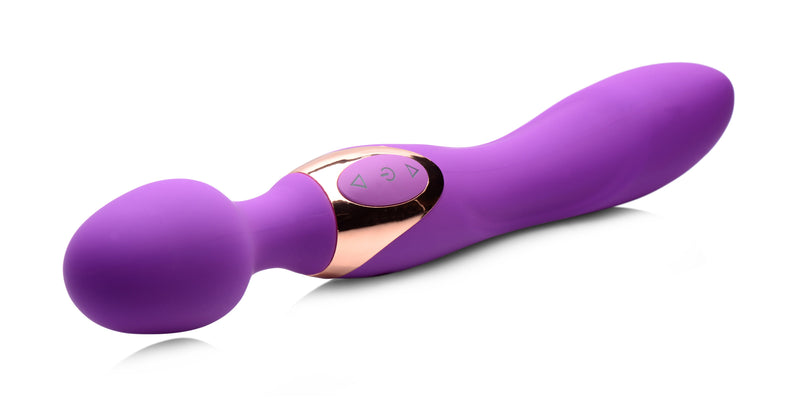 10X Dual Duchess 2-in-1 Silicone Massager - Purple wand-massagers from Wand Essentials