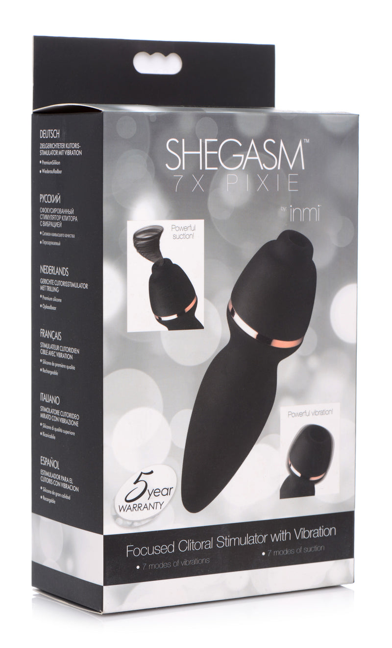Shegasm 7X Pixie Focused Clitoral Stimulator with Vibration vibesextoys from Inmi