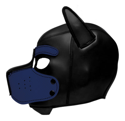Spike Neoprene Puppy Hood - Blue hoods-muzzles from Master Series