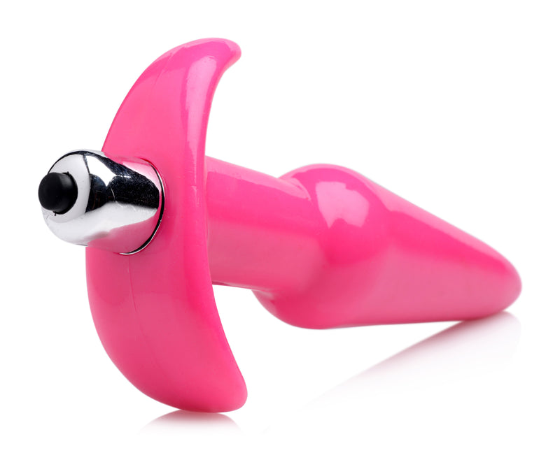 Smooth Vibrating Anal Plug - Pink vibesextoys from Frisky
