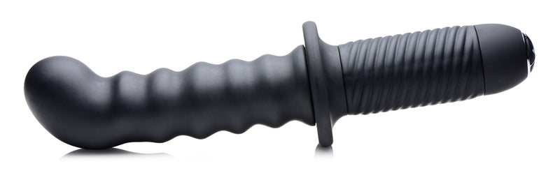 The Skew 10X Silicone Vibrator with Handle vibesextoys from Ass Thumpers