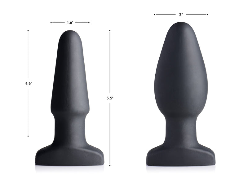 Worlds First Remote Control Inflatable 10X Vibrating Silicone Anal Plug butt-plugs from Swell