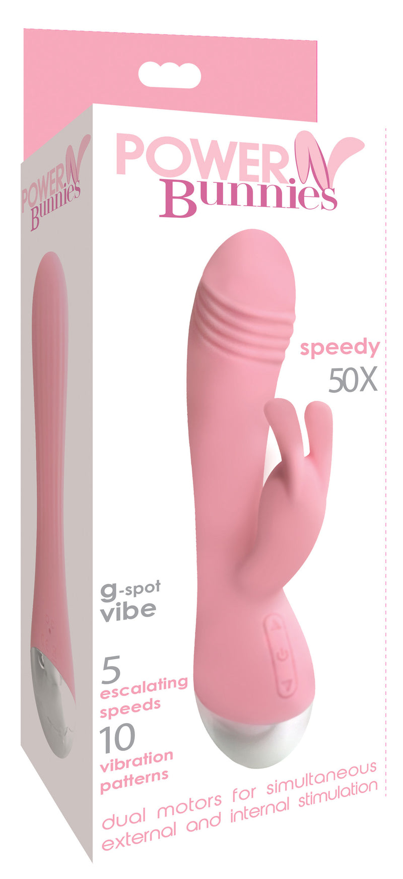 Speedy 50X Silicone Rabbit Vibrator Rabbits from Power Bunnies