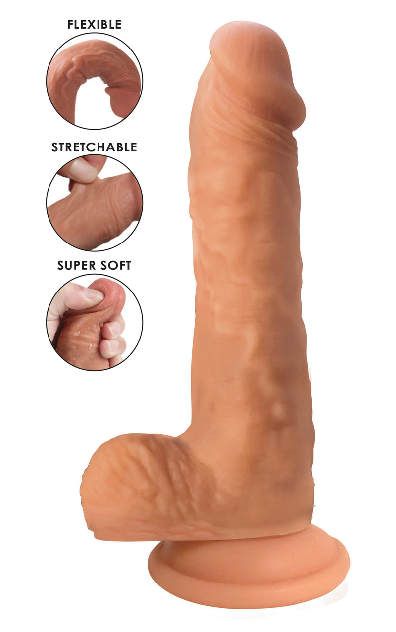 Easy Riders Dual Density Silicone Dildo - 6 Inch Dildos from Easy Riders