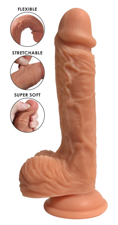 Easy Riders Dual Density Silicone Dildo - 8 Inch Dildos from Easy Riders