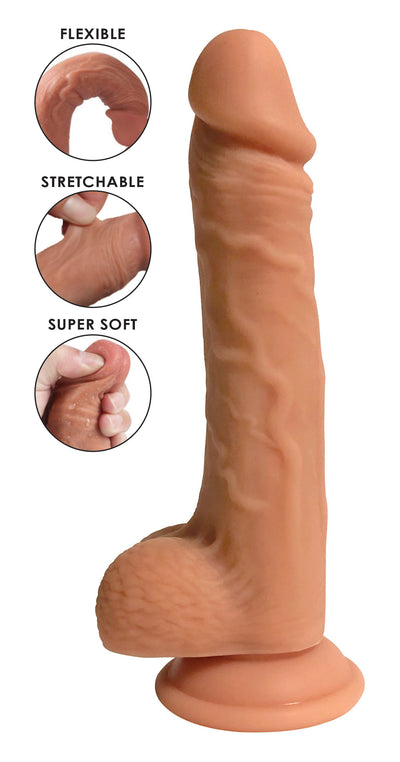 Easy Riders Dual Density Silicone Dildo - 9 Inch Dildos from Easy Riders