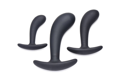 Dark Delights 3 Piece Curved Anal Trainer Set butt-plugs from Master Series