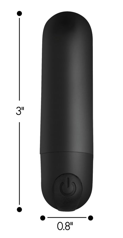 Vibrating Bullet with Remote Control - Black bullet-vibrators from Bang