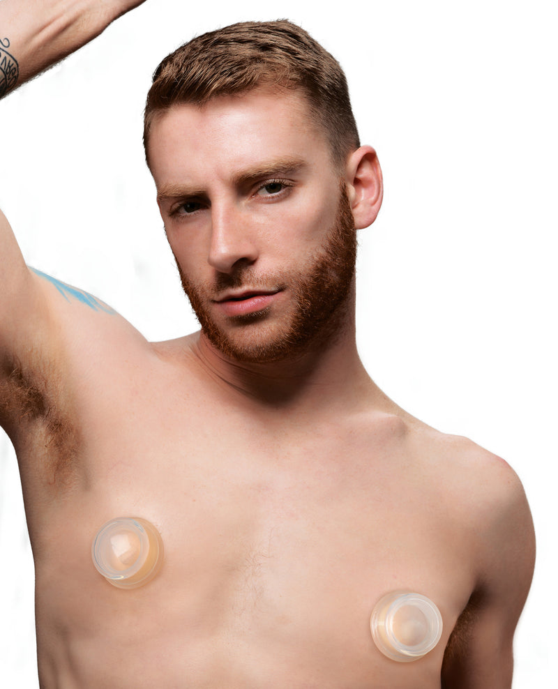 Clear Plungers Silicone Nipple Suckers - Small nipple-suckers from Master Series