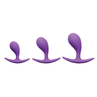 Booty Poppers Silicone Anal Trainer Set butt-plugs from Frisky