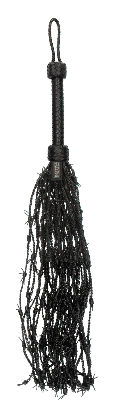 Leather Barbed Wire Flogger Floggers from Pain