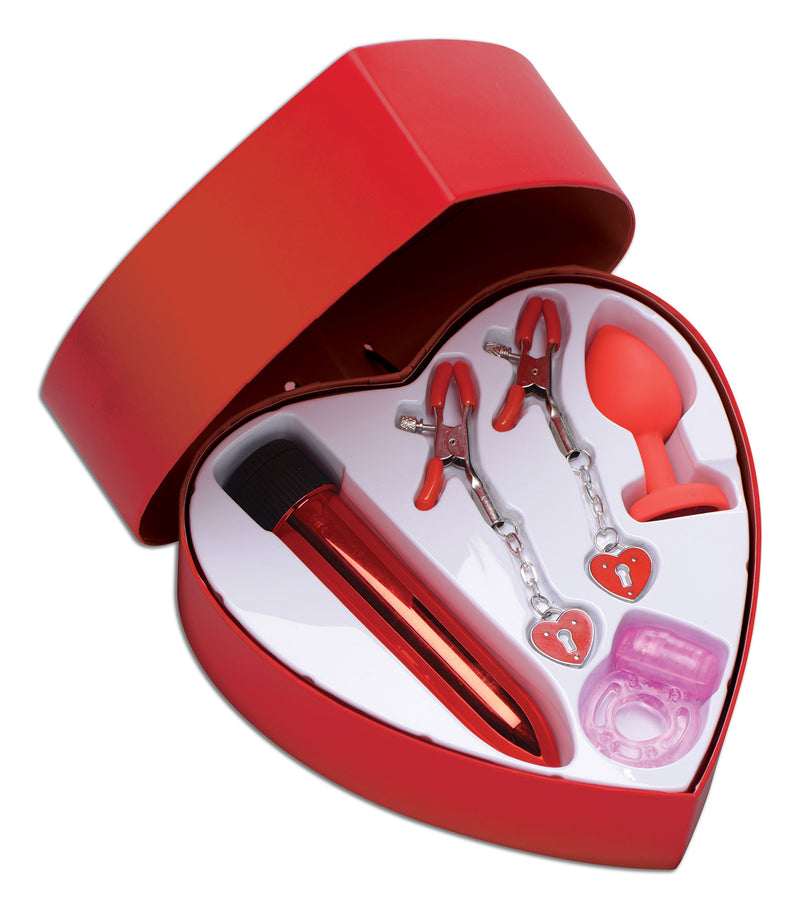 Passion Heart Gift Set vibesextoys from Frisky