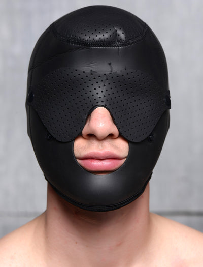 Scorpion Hood With Removable Blindfold and Face Mask hoods-muzzles from Master Series