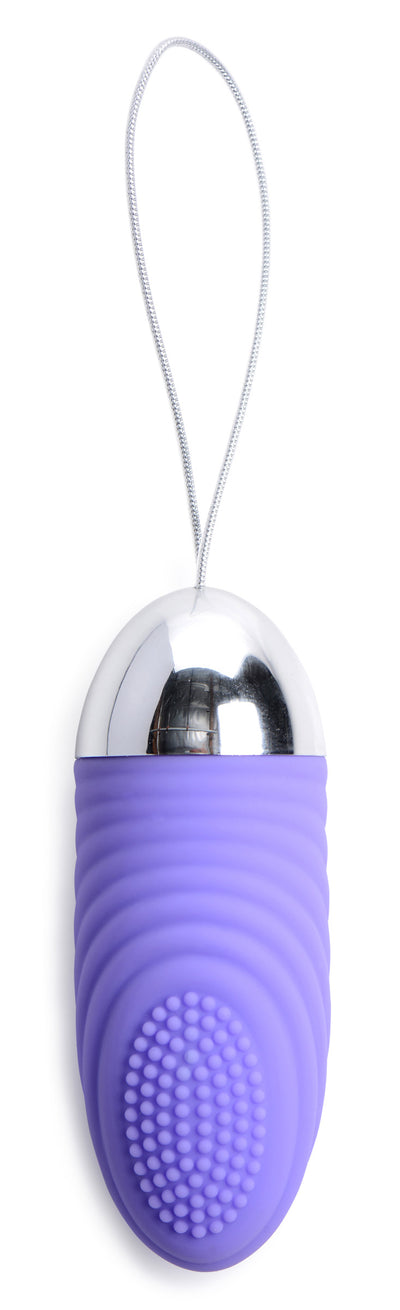 Grape Gasm 36X Swirled Vibrating Remote Control Egg bullet-vibrators from Frisky