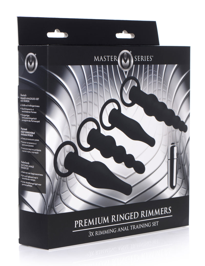 3X Rimming Anal Training Set butt-plugs from Master Series