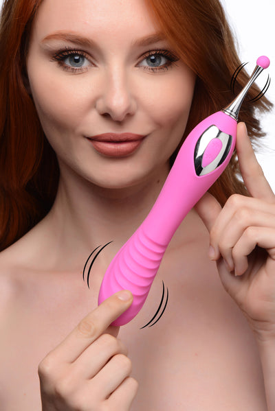 Power Zinger Dual-Ended Silicone Vibrator vibesextoys from Inmi
