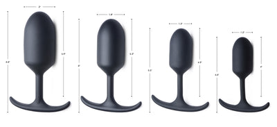 Premium Silicone Weighted Anal Plug - Medium butt-plugs from Heavy Hitters